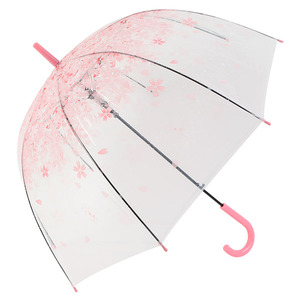 체리블라썸 돔모양 투명우산, 벚꽃 장우산